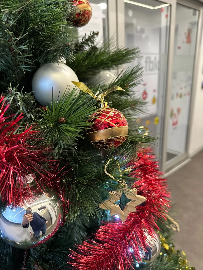 Christmas tree detail at FBK office