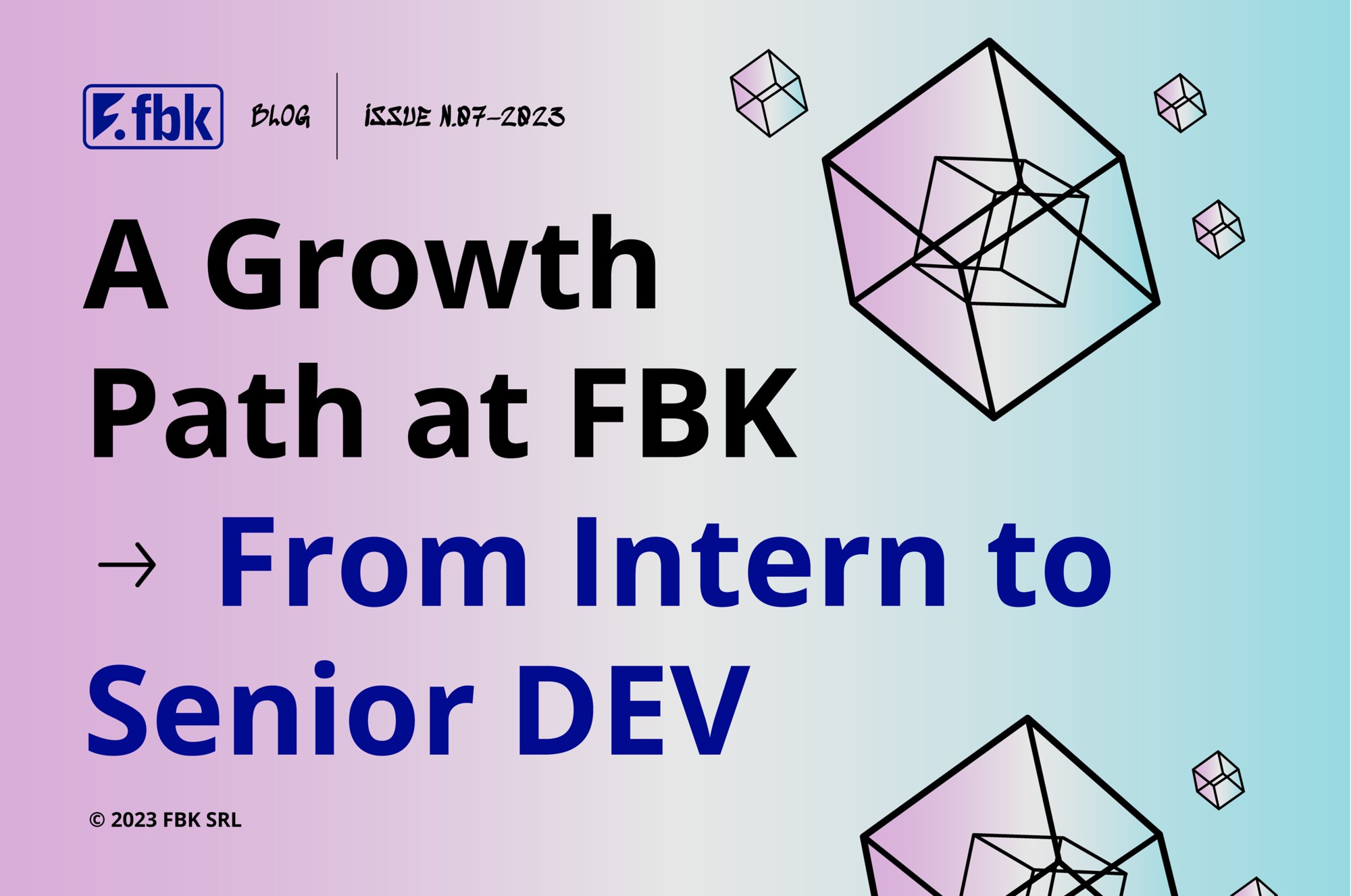 A Growth Path at FBK: From Intern to Senior Developer